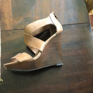 Brown Aldo wedges